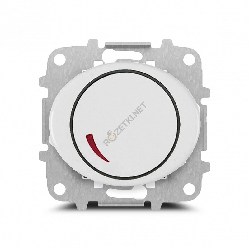 Niessen Tacto Светорегулятор (диммер) поворотно-нажимной 200-1000 Вт/ВА, Белый